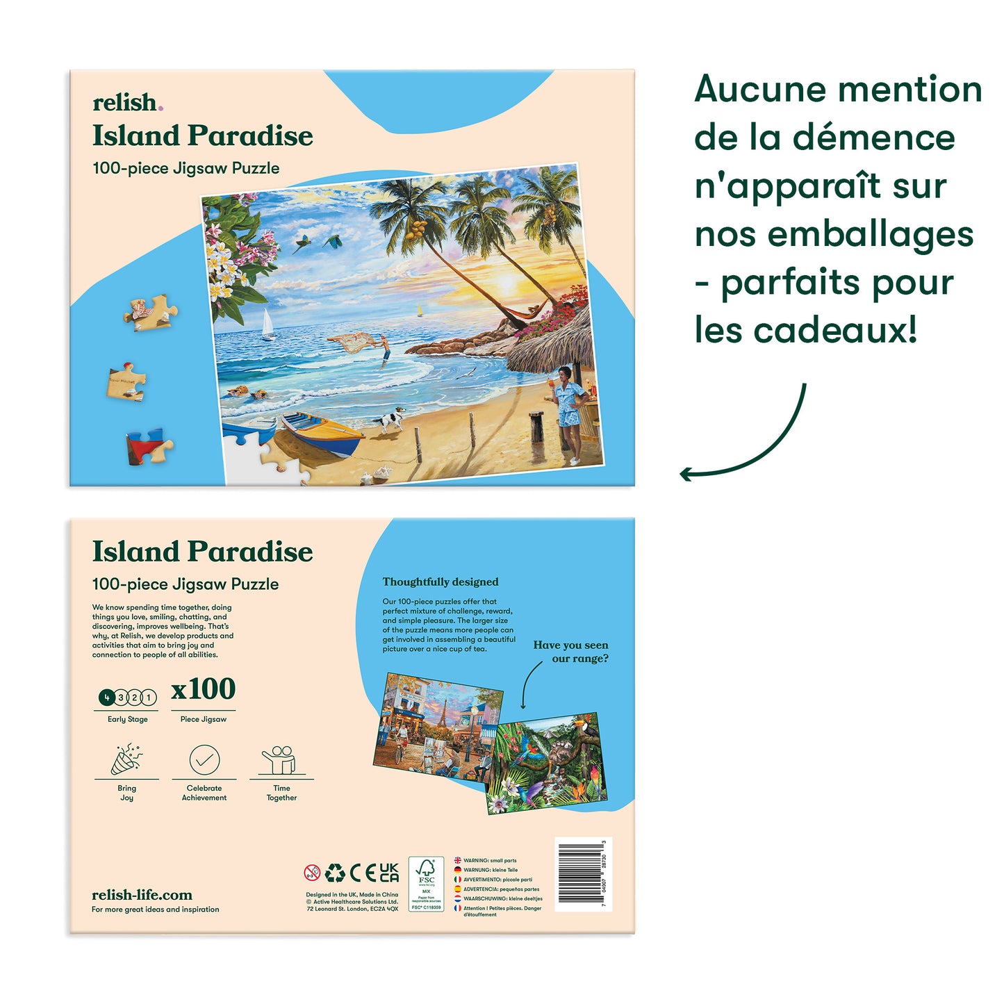 100-Teile-Puzzle - Inselparadies