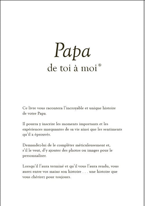 Journal mémoire « Maman, de toi à moi » (relié)