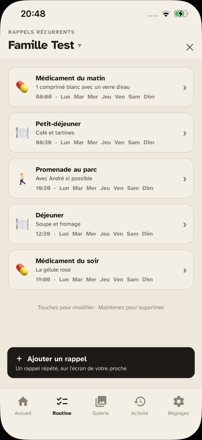 Ally Display — l'horloge qui vous garde en lien avec vos parents