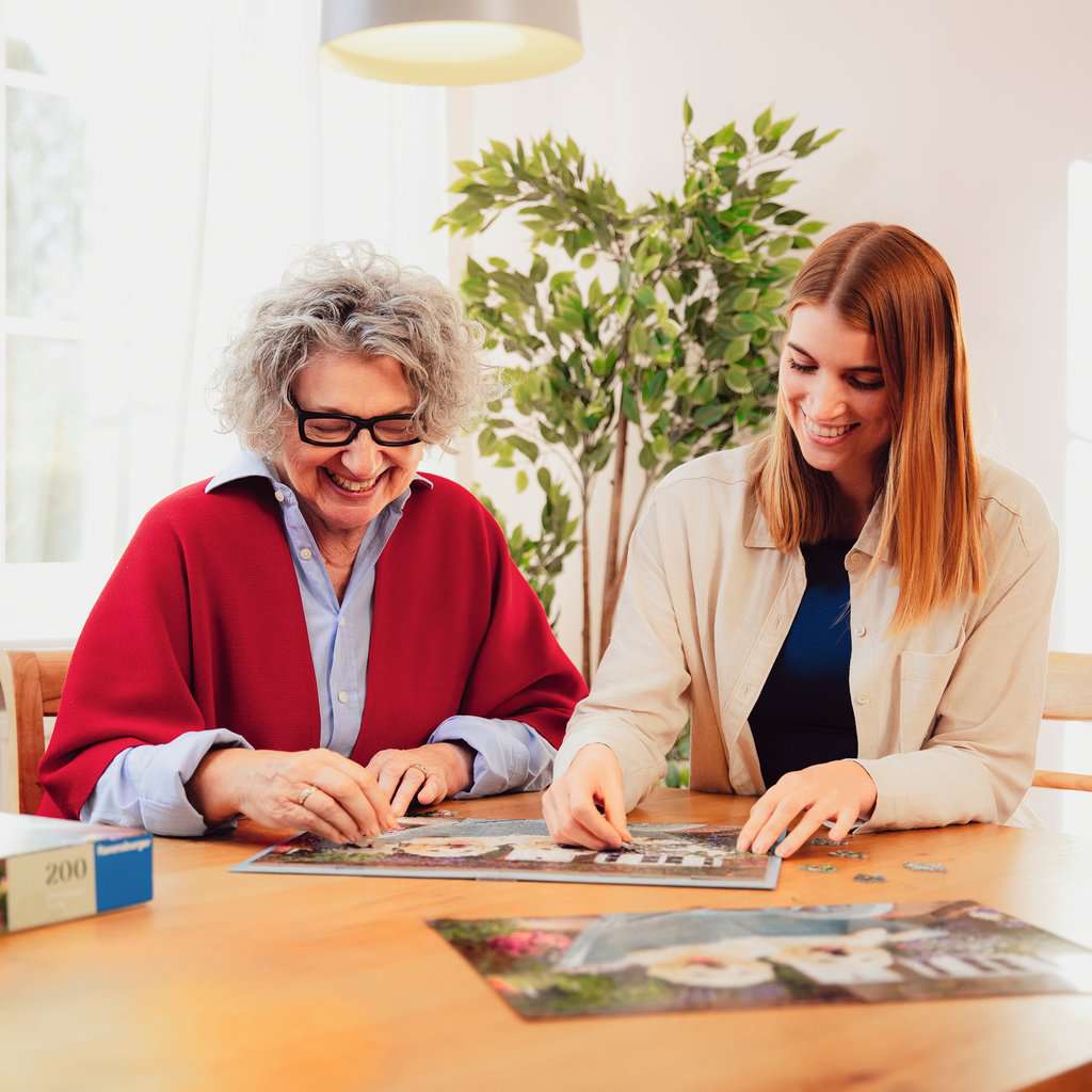 200 Teile Puzzle – Sommerliches Seehaus