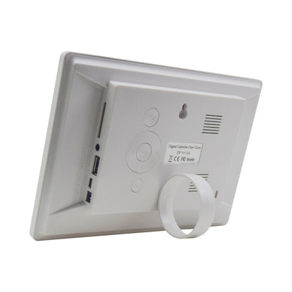 ALLY Uhr 20cm Weiß-Uhr mit Wochentagen, Datum und Uhrzeit