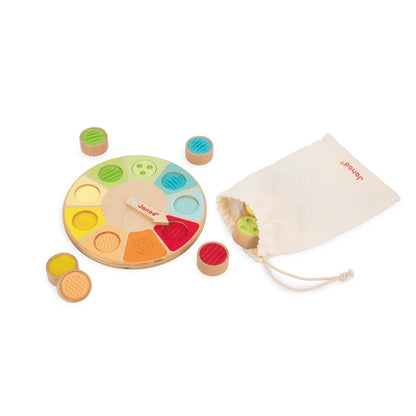 Roue Memo Touch, jeu sensoriel tactile