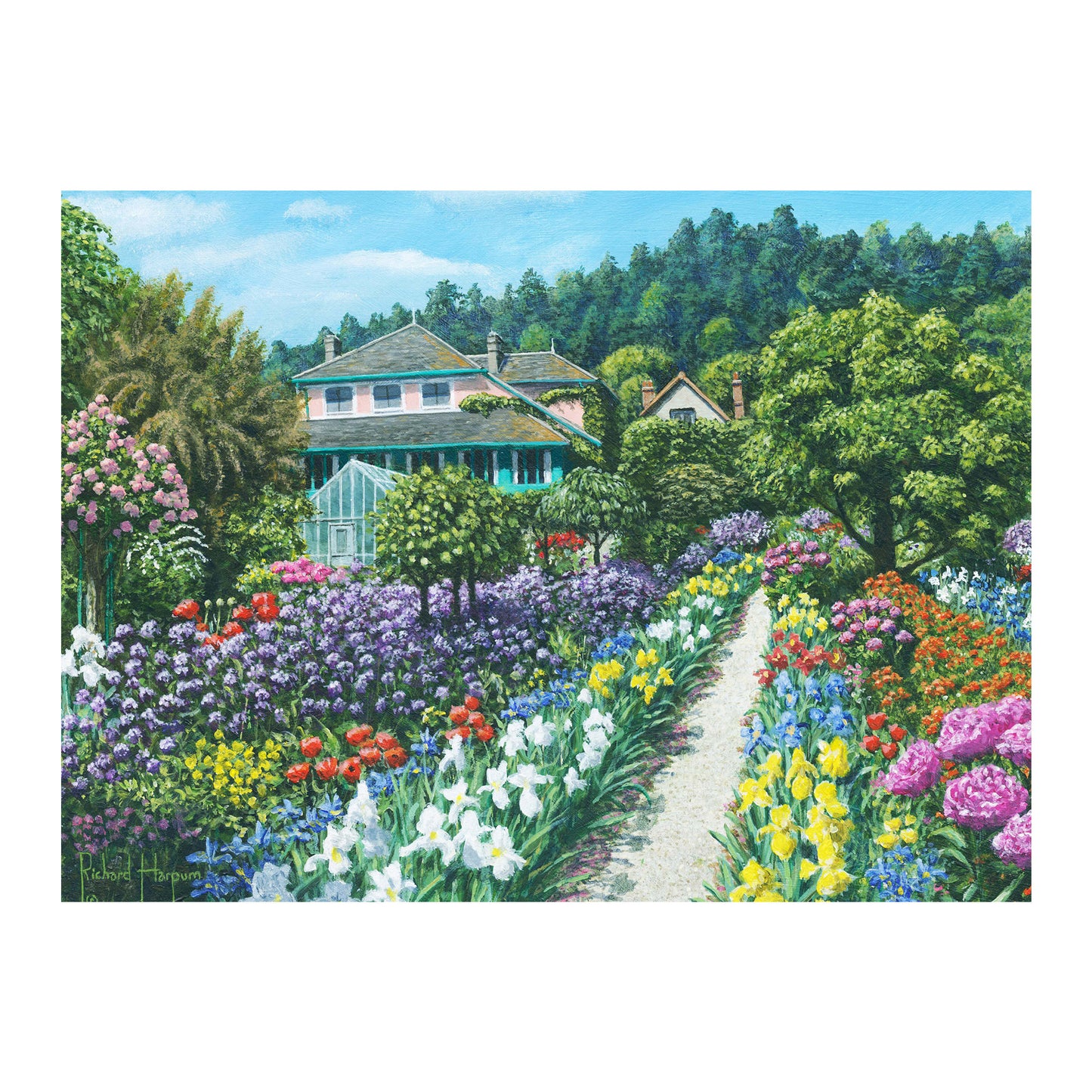 63-teiliges Puzzle – Monets Garten