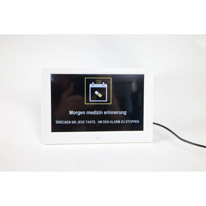 ALLY Clock 20 Black cm-Uhr mit Wochentagen, Datum und Uhrzeit