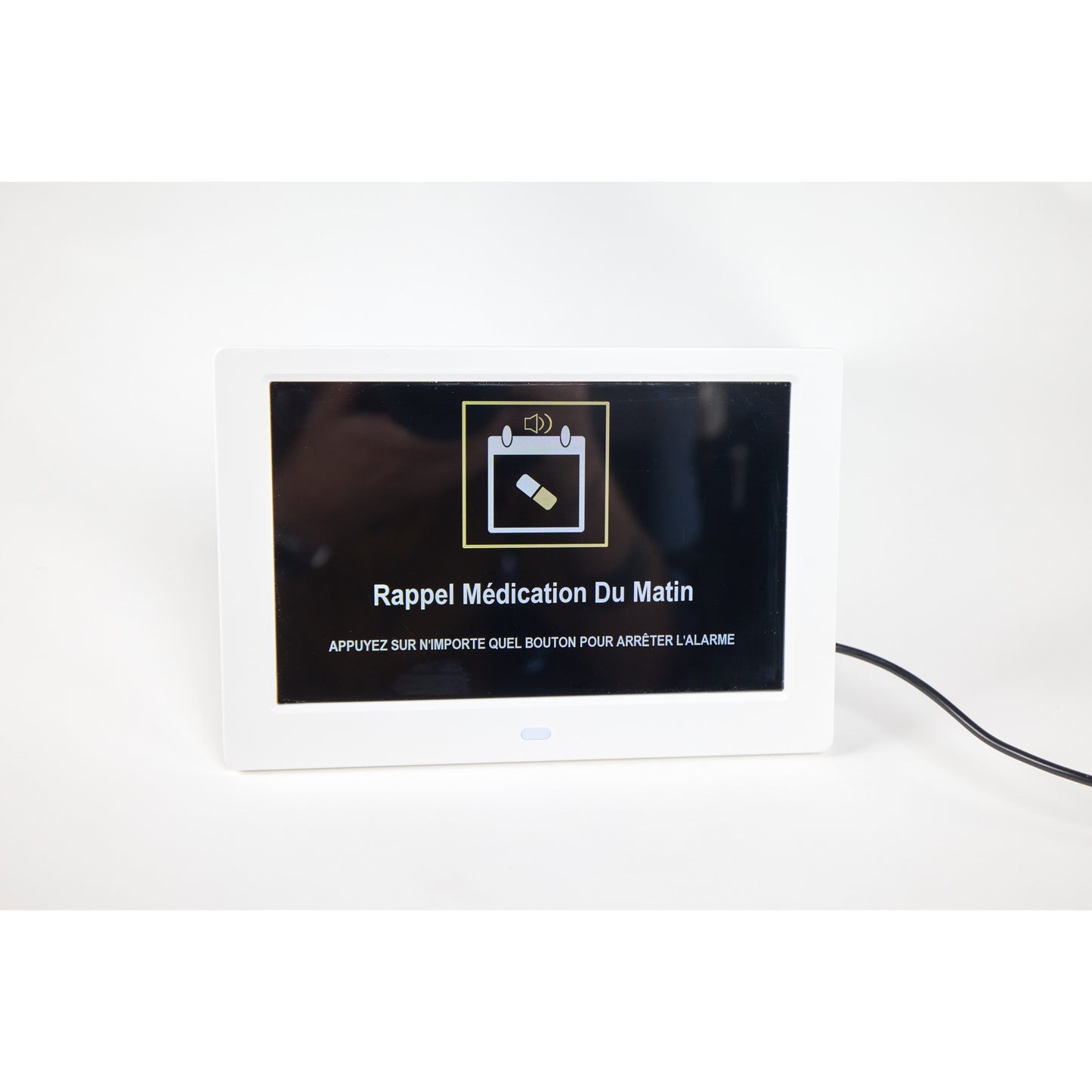 ALLY Uhr 20cm Weiß-Uhr mit Wochentagen, Datum und Uhrzeit