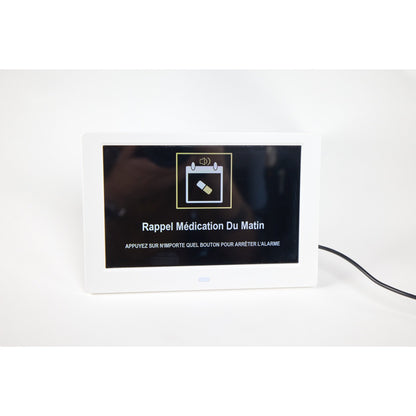 ALLY Clock 20 Black cm-Uhr mit Wochentagen, Datum und Uhrzeit