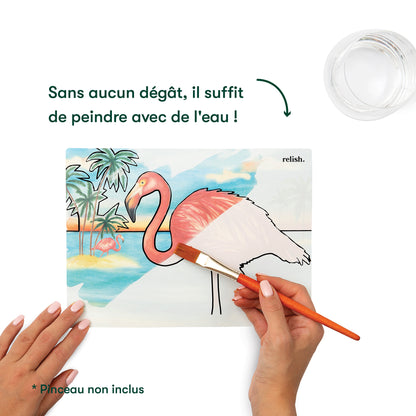 Farbe zum Wasser-Schöne Vögel