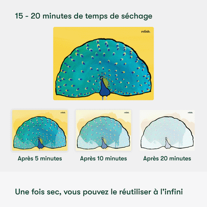 Farbe zu Wasser-Magni fiques Tiere