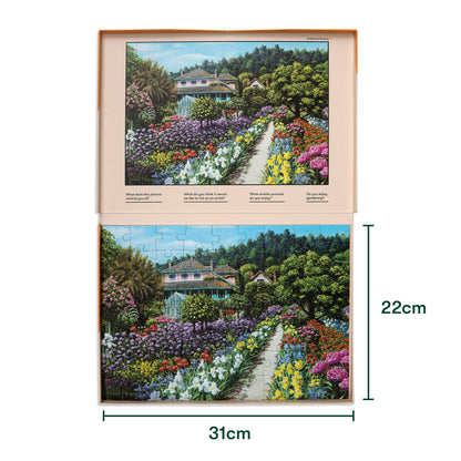 63-teiliges Puzzle – Monets Garten
