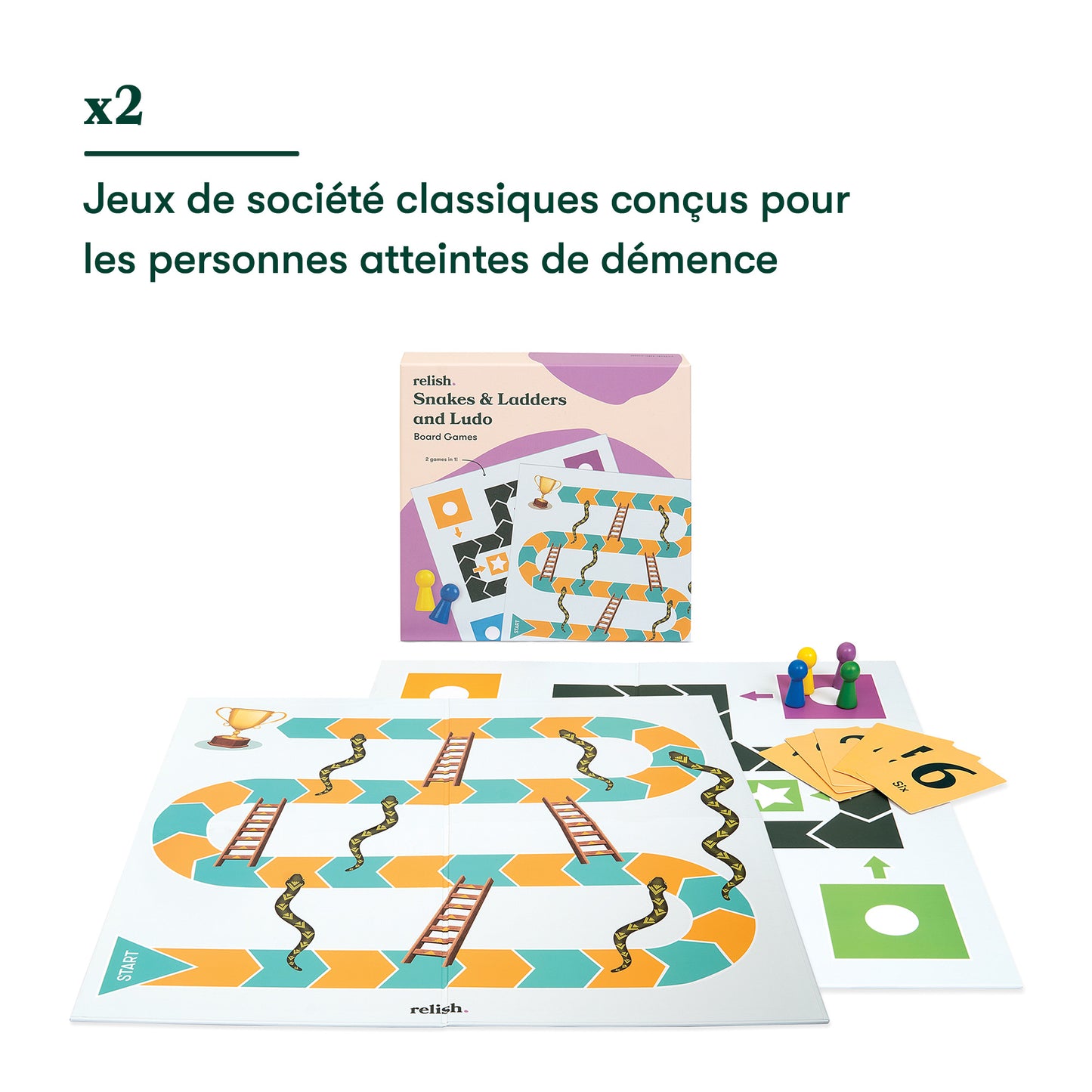 Serpents & échelles et Ludo