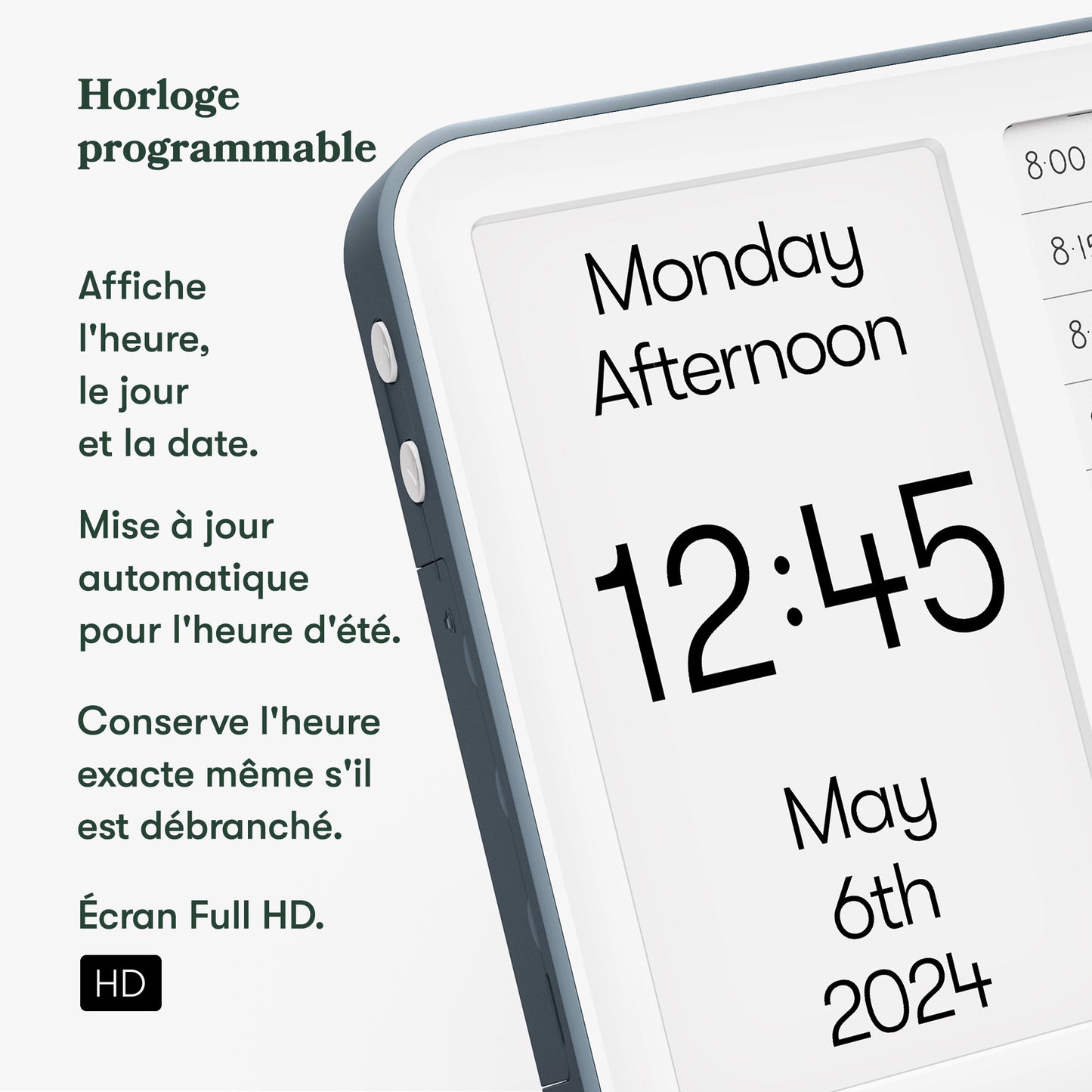 Day Hub - Uhr mit Aufgabenwarnungen