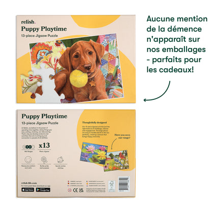 13-teiliges Puzzle – Der verspielte Hund