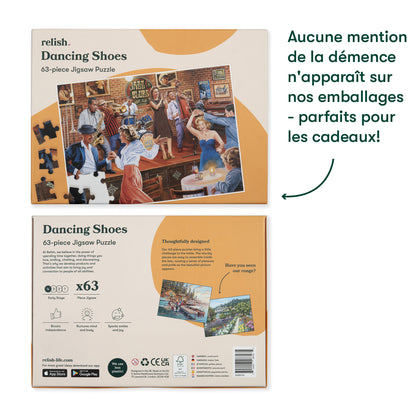 63-teiliges Puzzle - Tanzschuhe