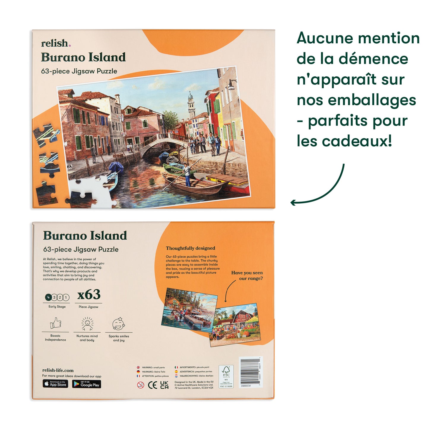 Puzzle 63 Stück-Burano Island