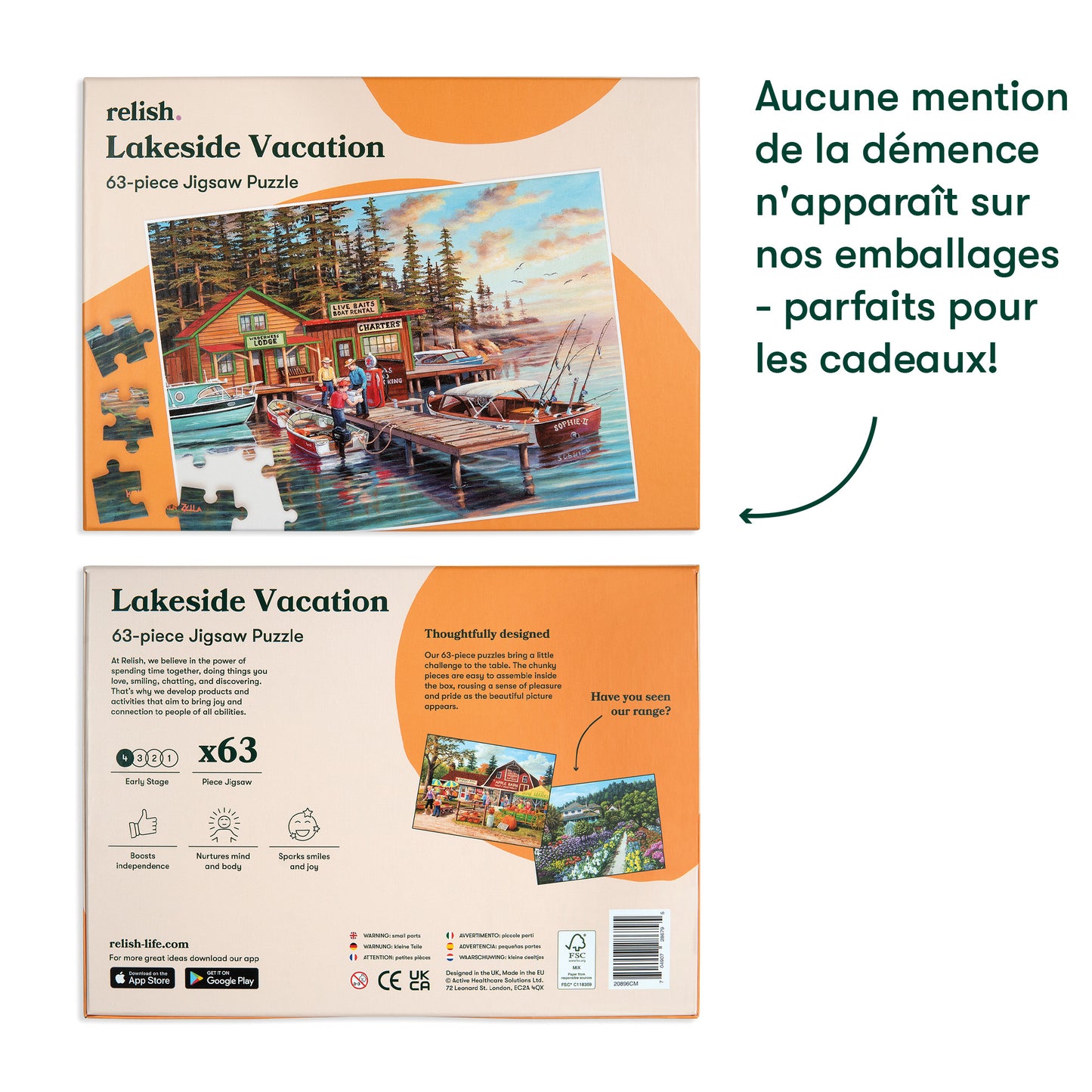 Puzzle 63 Stück-Urlaub am See