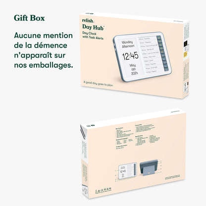 Day Hub - Uhr mit Aufgabenwarnungen