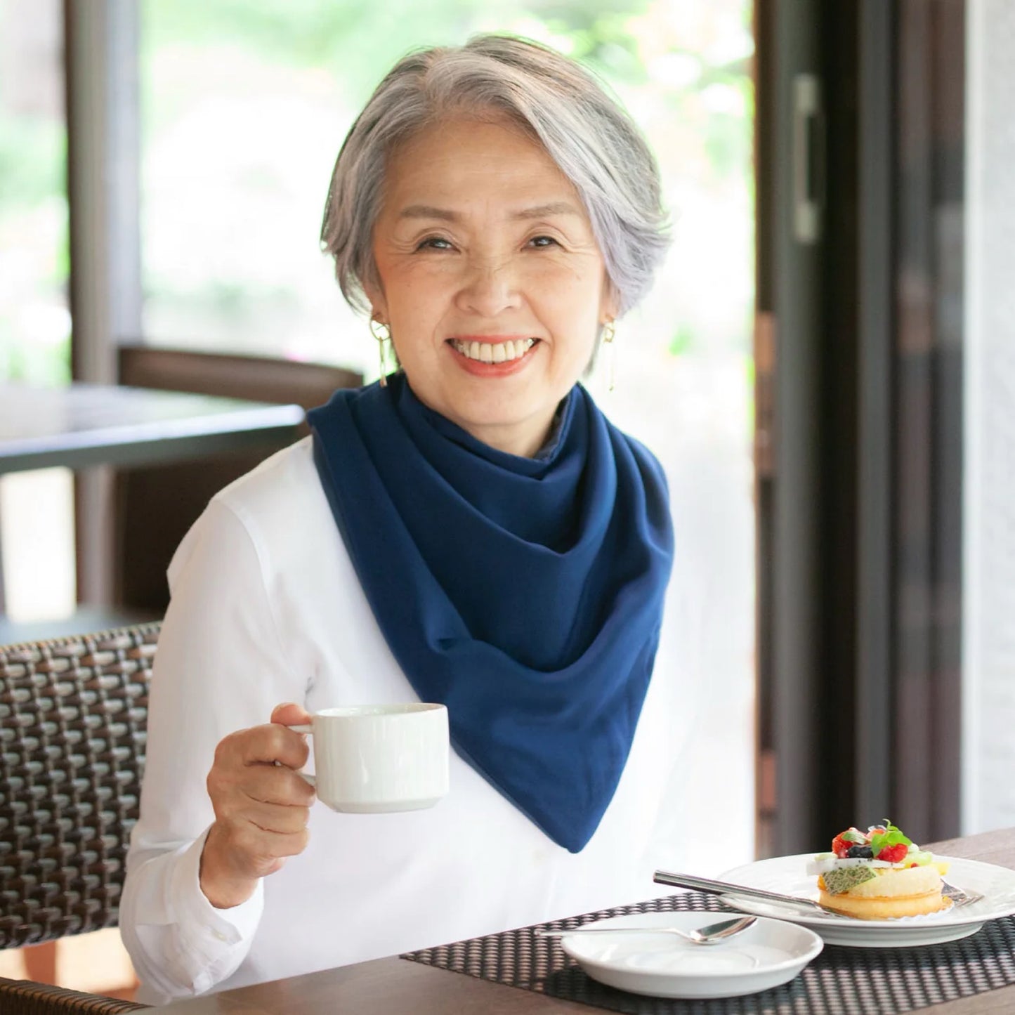 Bavette grand foulard