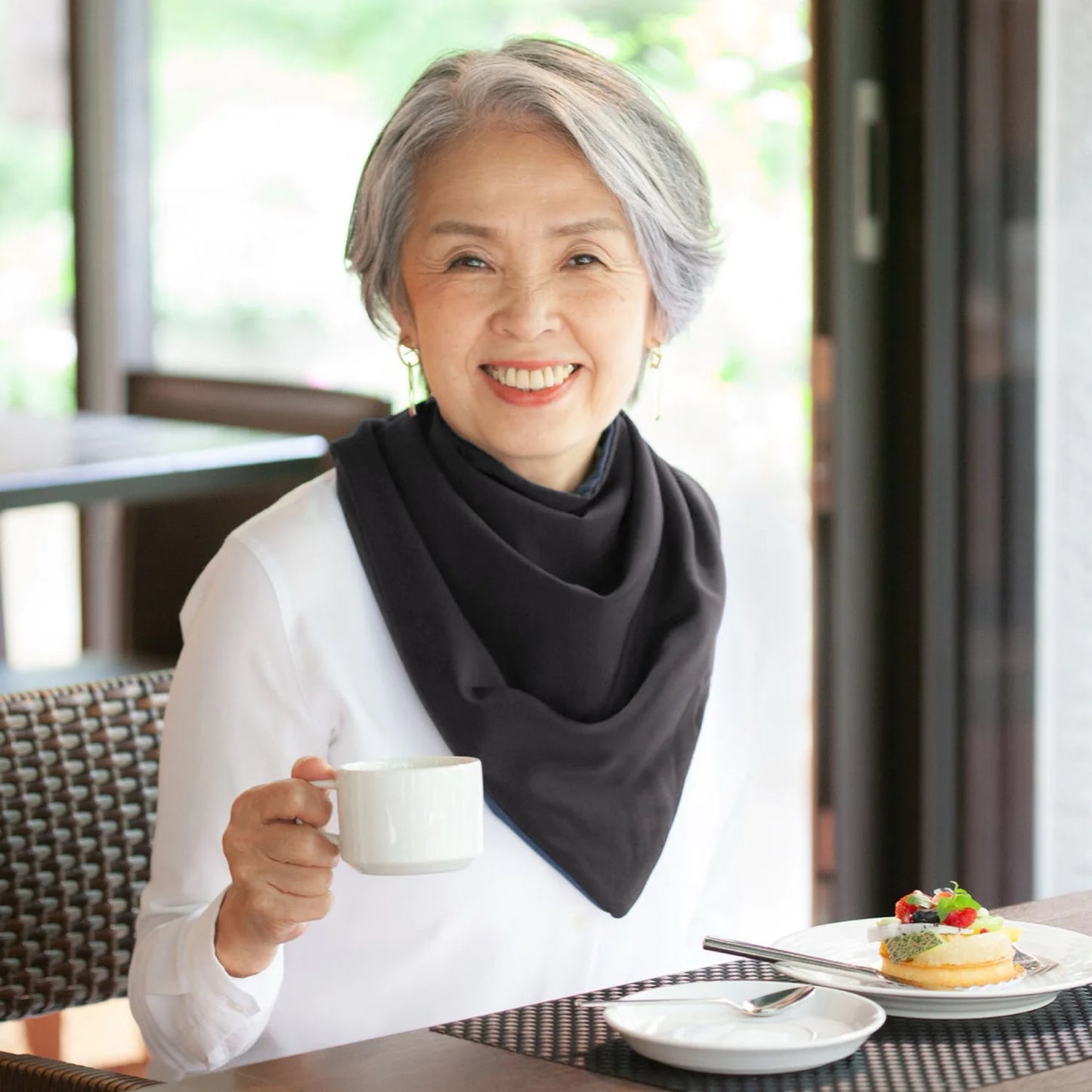 Bavette grand foulard