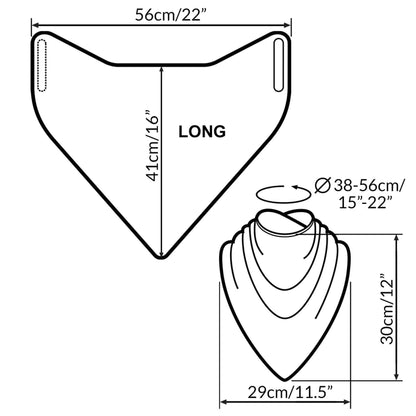 Bavette grand foulard