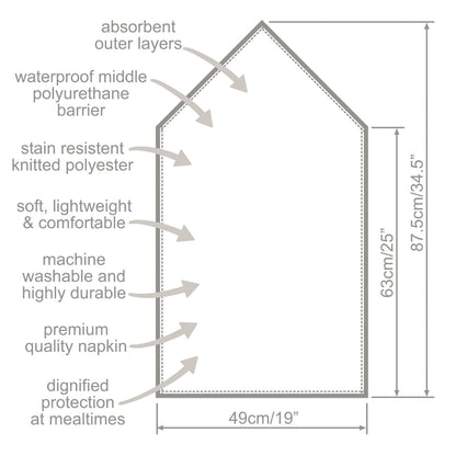 Serviette imperméable - Bleu marine
