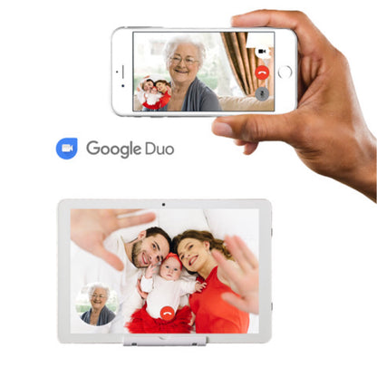 DayClock Generations 10 Weiß - Uhr mit Wochentagen, Datum und Uhrzeit, Kalender und Video