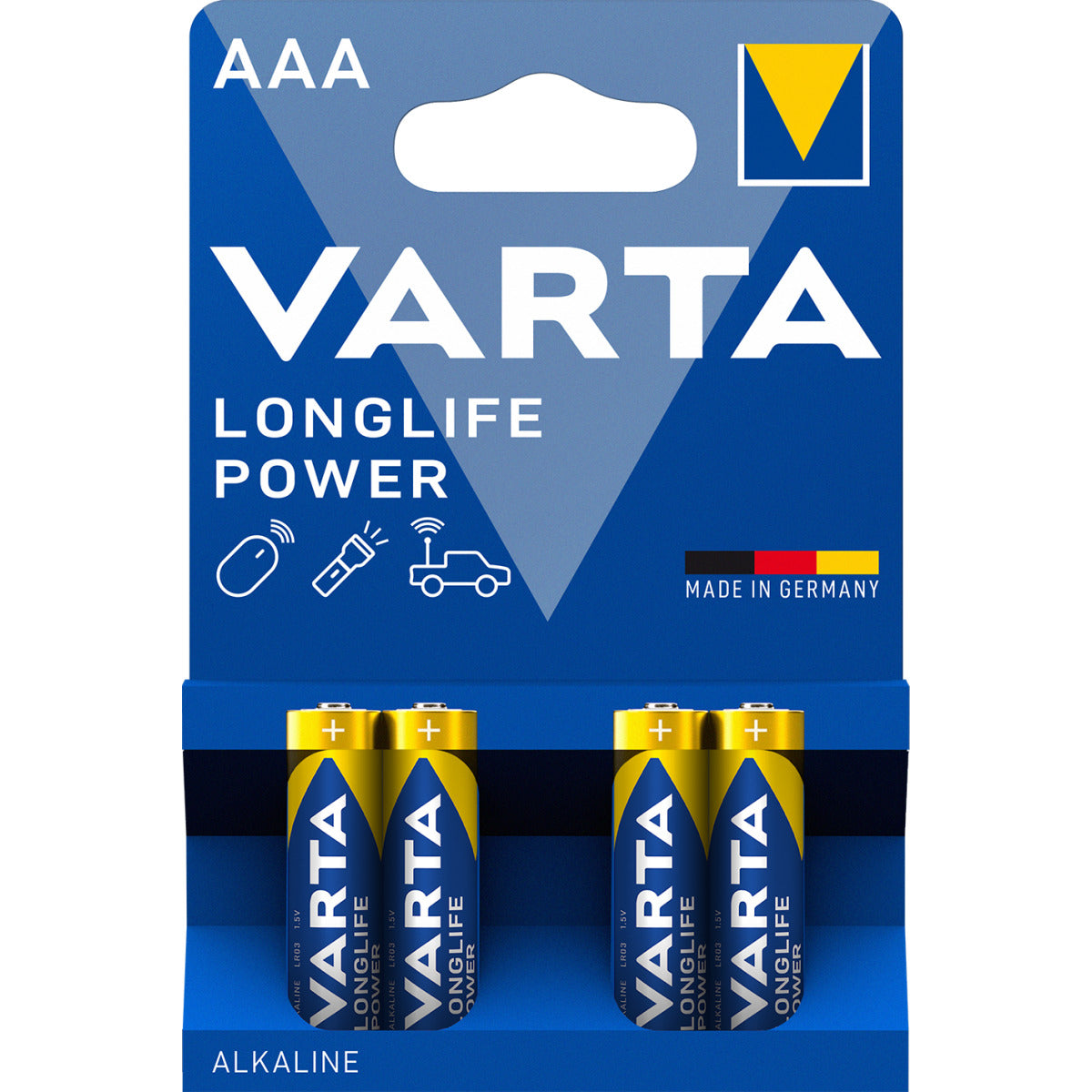 4 Batterien Varta Longlife Power AAA