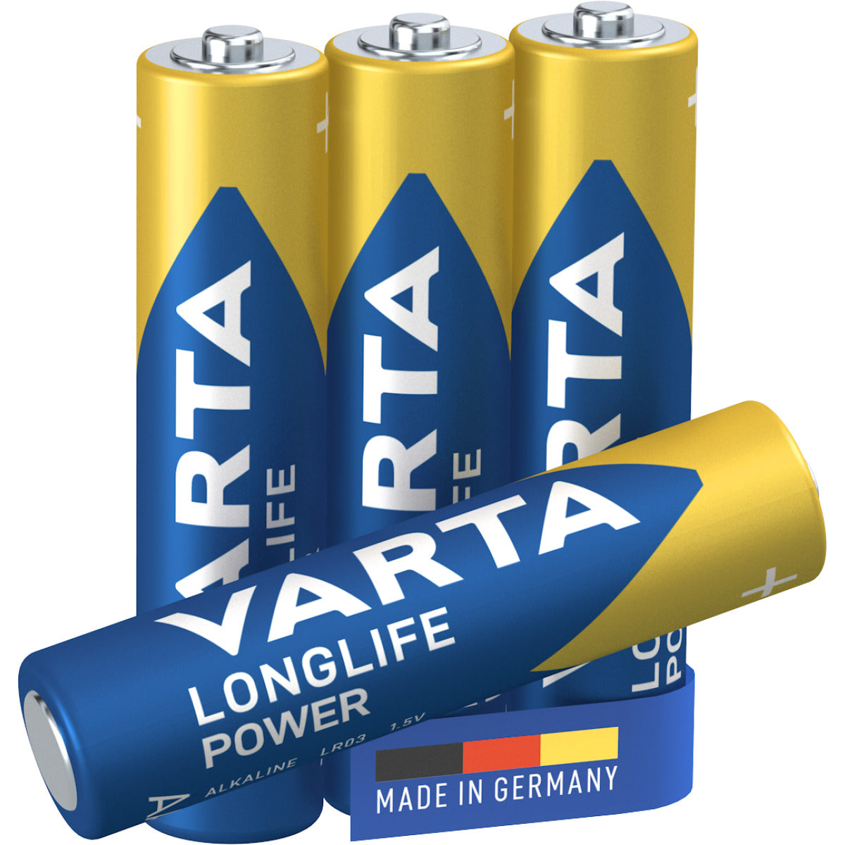 4 Batterien Varta Longlife Power AAA