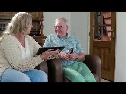 DayClock Generations 10 Weiß - Uhr mit Wochentagen, Datum und Uhrzeit, Kalender und Video