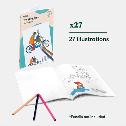 Malbuch - Alltagsfreuden