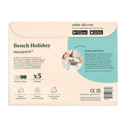 Aquarellmalerei - Strandurlaub