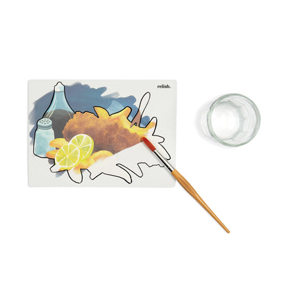 Aquarellmalerei - Strandurlaub